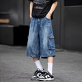 Multi-Pocket Denim Shorts | Veltrix UK