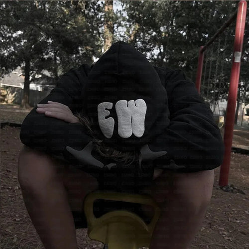 Loose Casual 3D Printed Hoodie