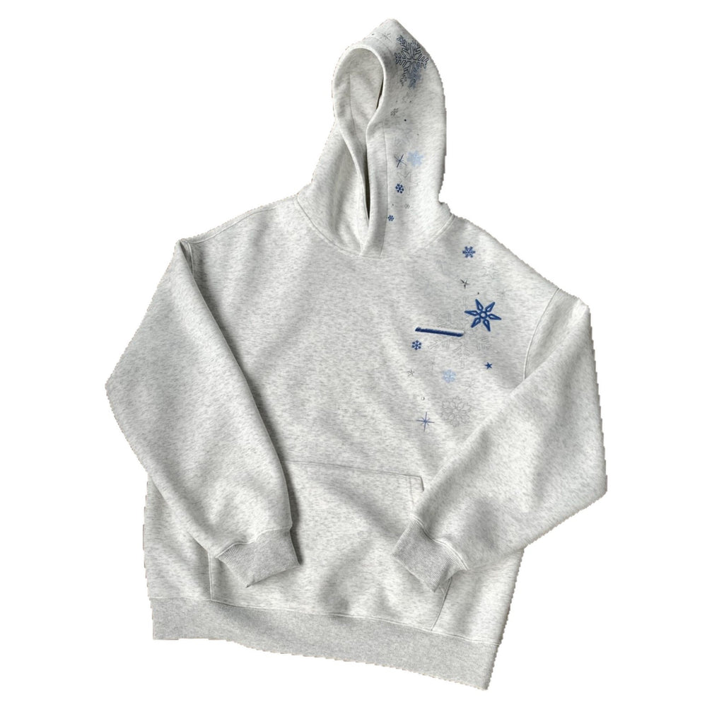 Embroidered Fleece Hoodie | Veltrix UK