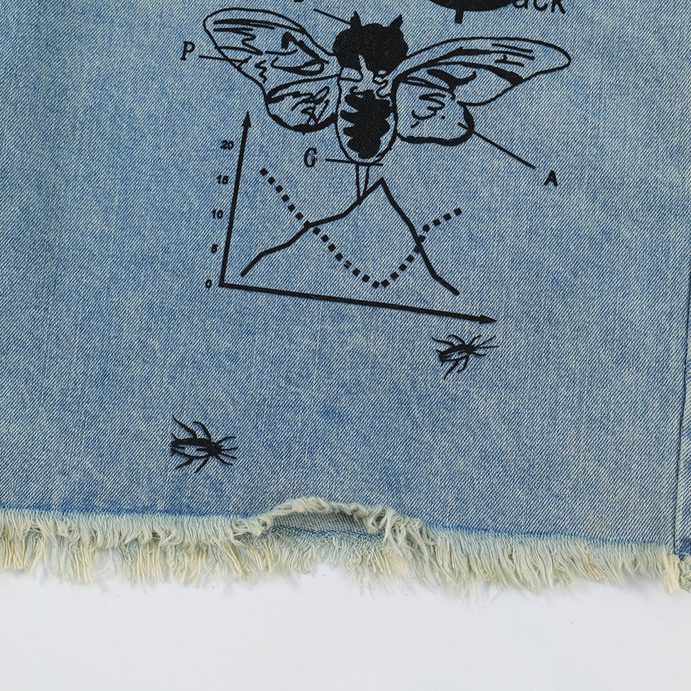 Urban Straight Denim Shorts | Veltrix UK