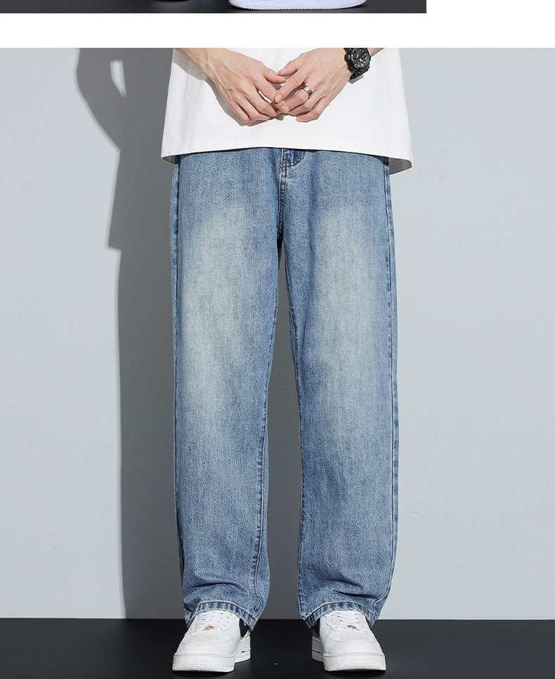 Men's Fleece-Lined Retro Straight Leg Pants