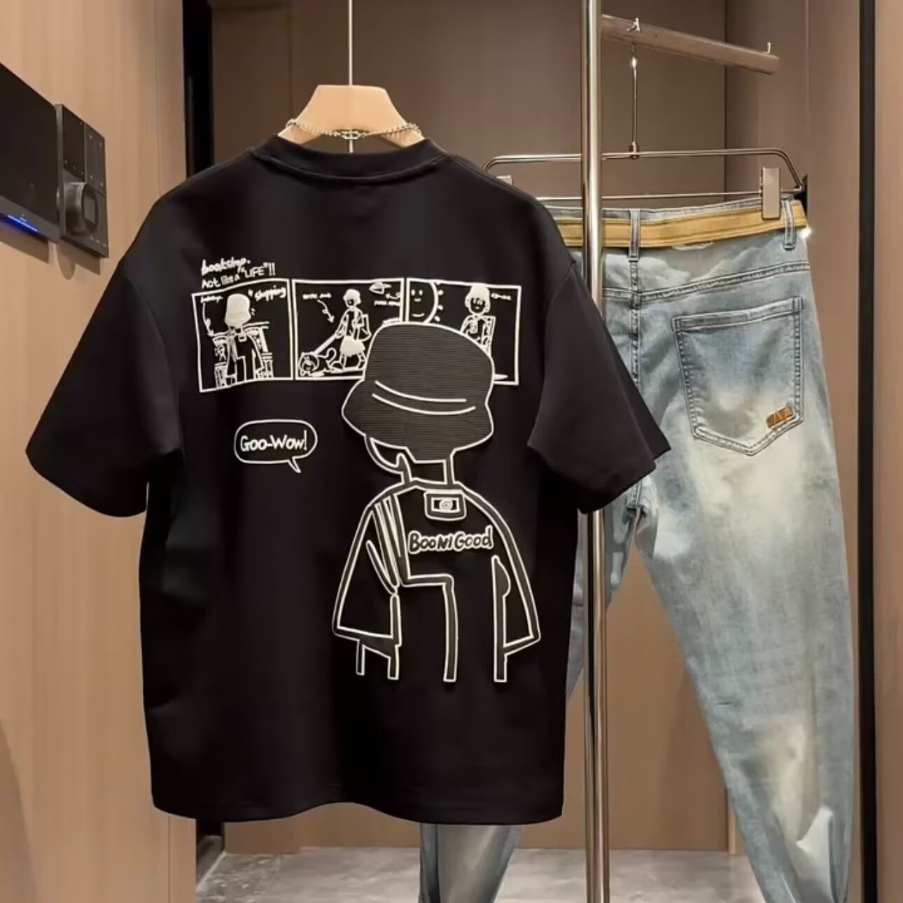 Men's 100% Cotton Printed T-Shirt