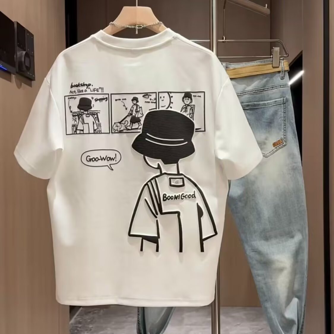 Men's 100% Cotton Printed T-Shirt