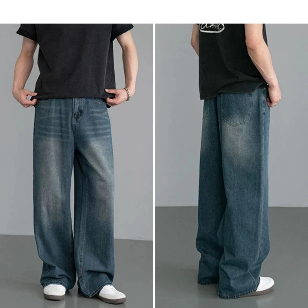 Distressed Relaxed-Fit Jeans | Veltrix UK