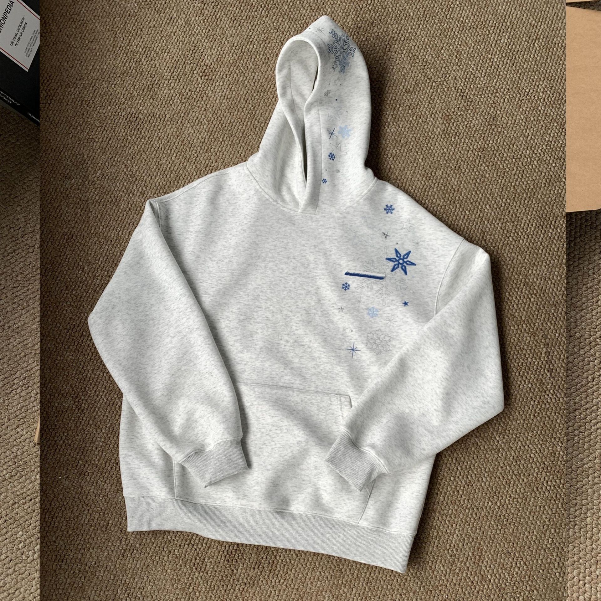 Embroidered Fleece Hoodie | Veltrix UK