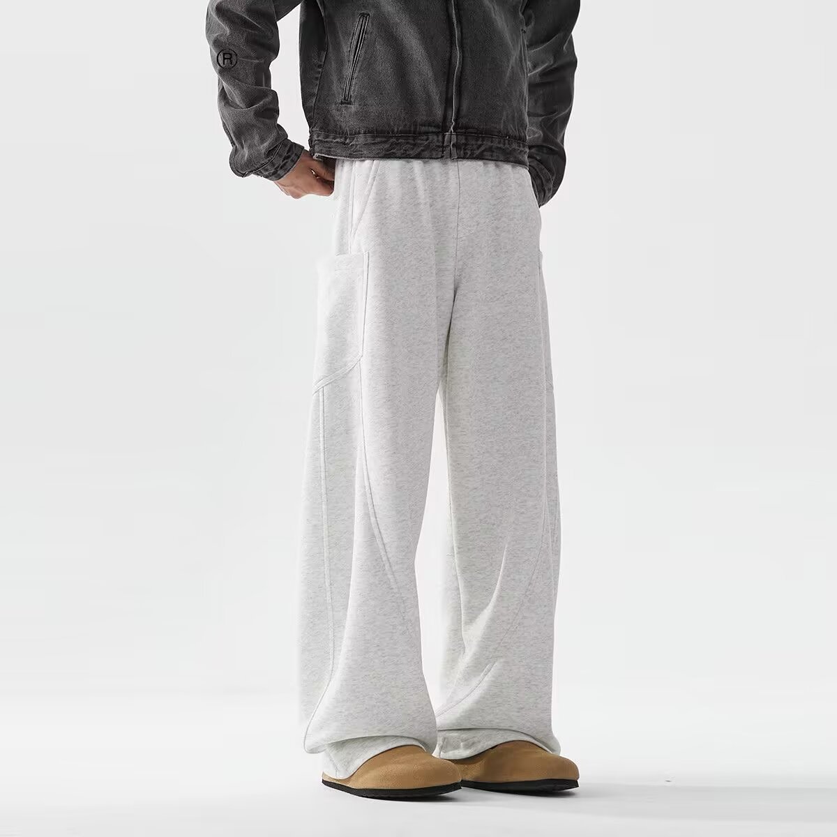 Men's Solid Colour Cleanfit Track Sweatpants