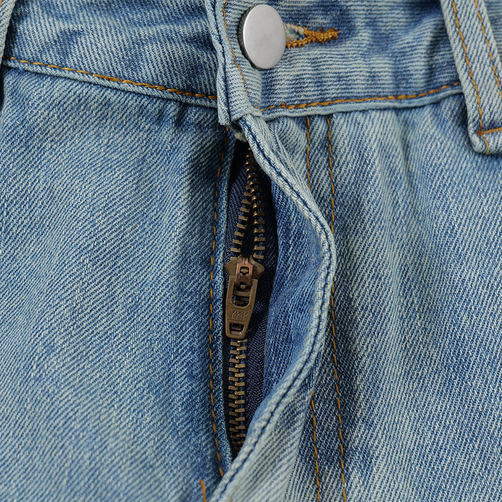 Urban Straight Denim Shorts | Veltrix UK
